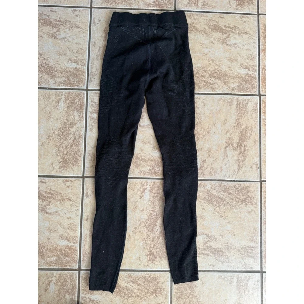 Smartwool Womens Intraknit 200 Merino Wool Base Layer Leggings Black Small